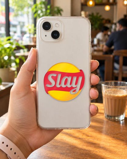 Slay hard surface patch mockup