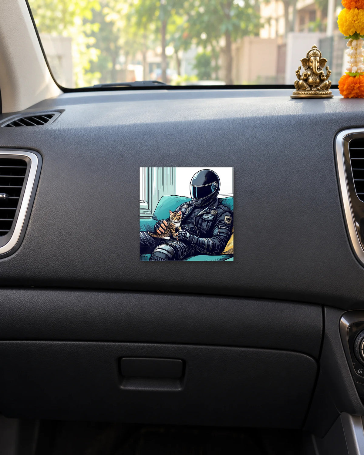 Soft Biker hard surface patch mockup