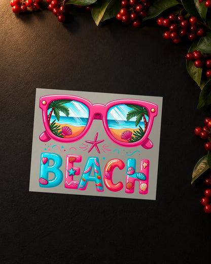 Sol & Luna Shore iron-on patch transfer