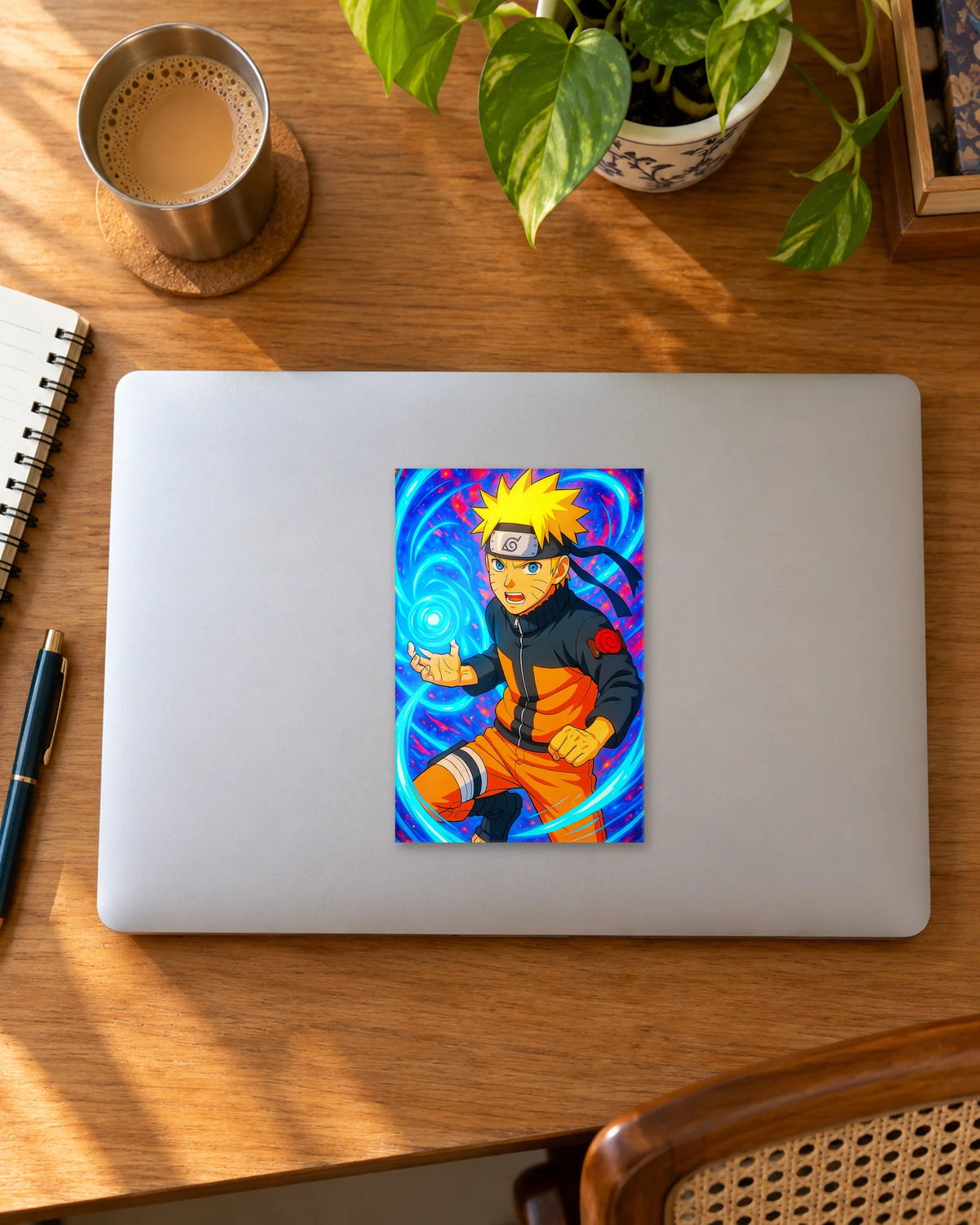 Spiral Resolve sticker mockup