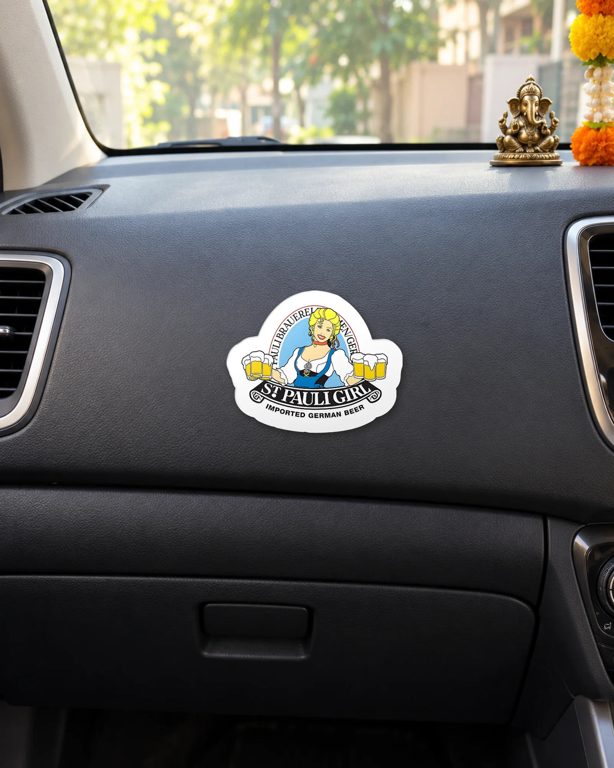 St. Pauli Girl hard surface patch mockup