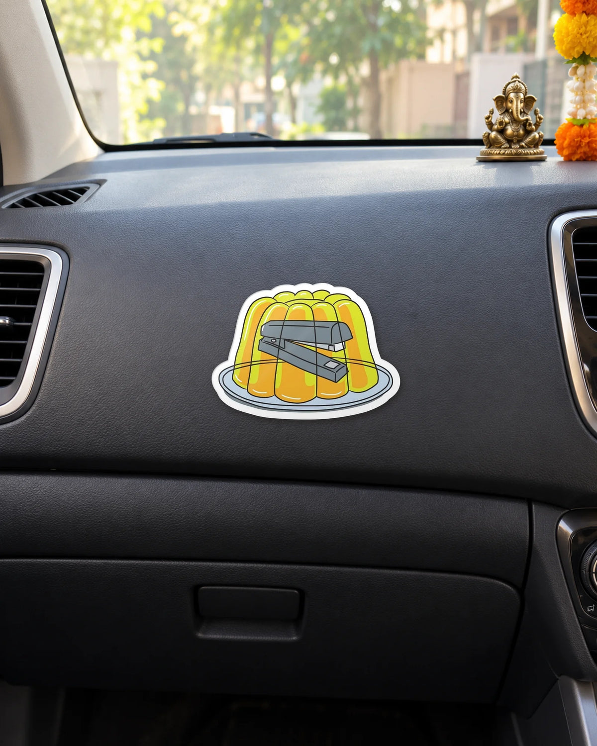 Stapled in Jelly hard surface patch mockup
