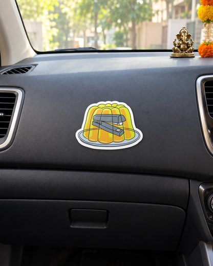 Stapled in Jelly hard surface patch mockup