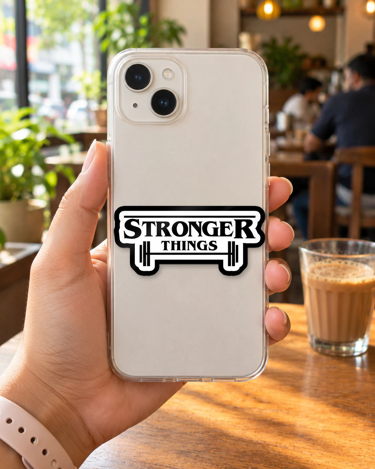 Stronger Things hard surface patch mockup