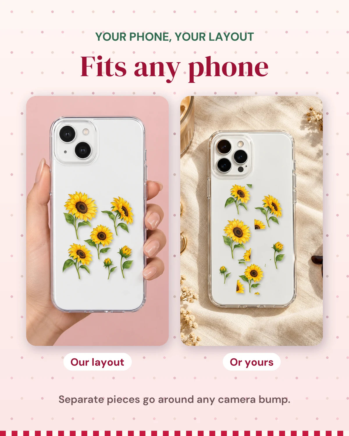 Sunflower Field: your phone, your layout
