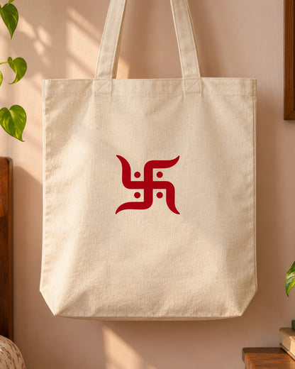 Shubh Swastik iron-on patch on clothes