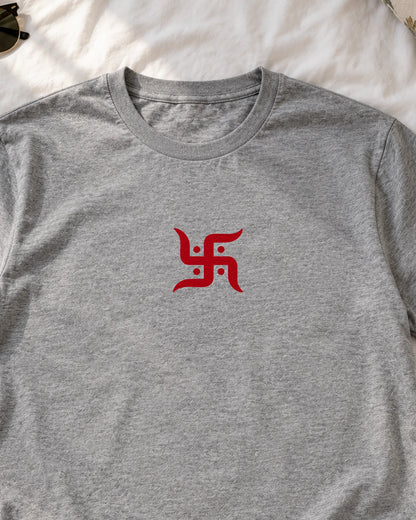 Shubh Swastik iron-on patch on clothes