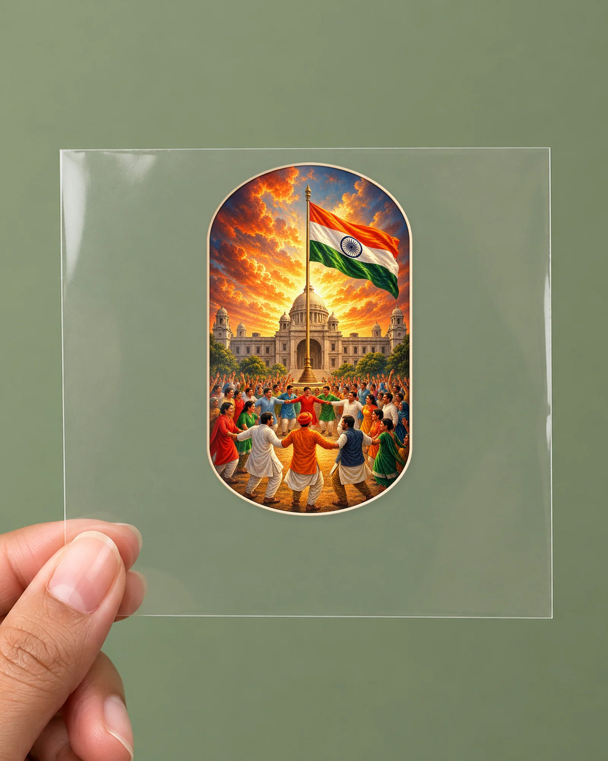 Swatantrata Utsav hard surface patch on clear film