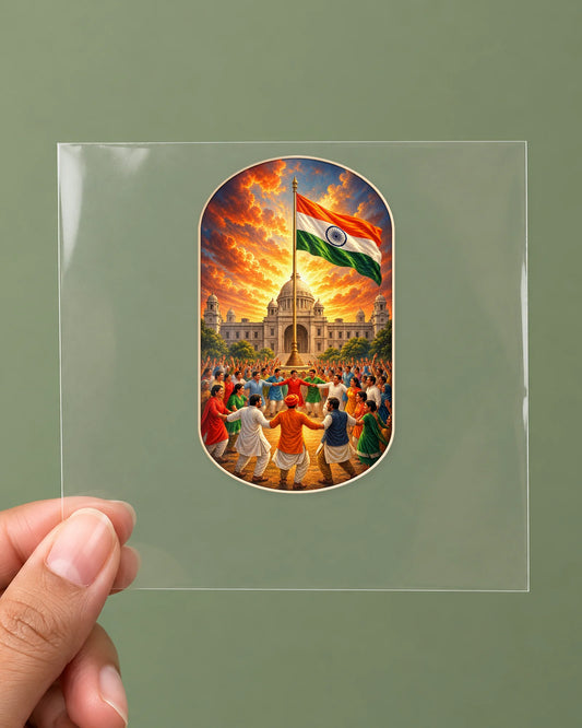 Swatantrata Utsav hard surface patch on clear film