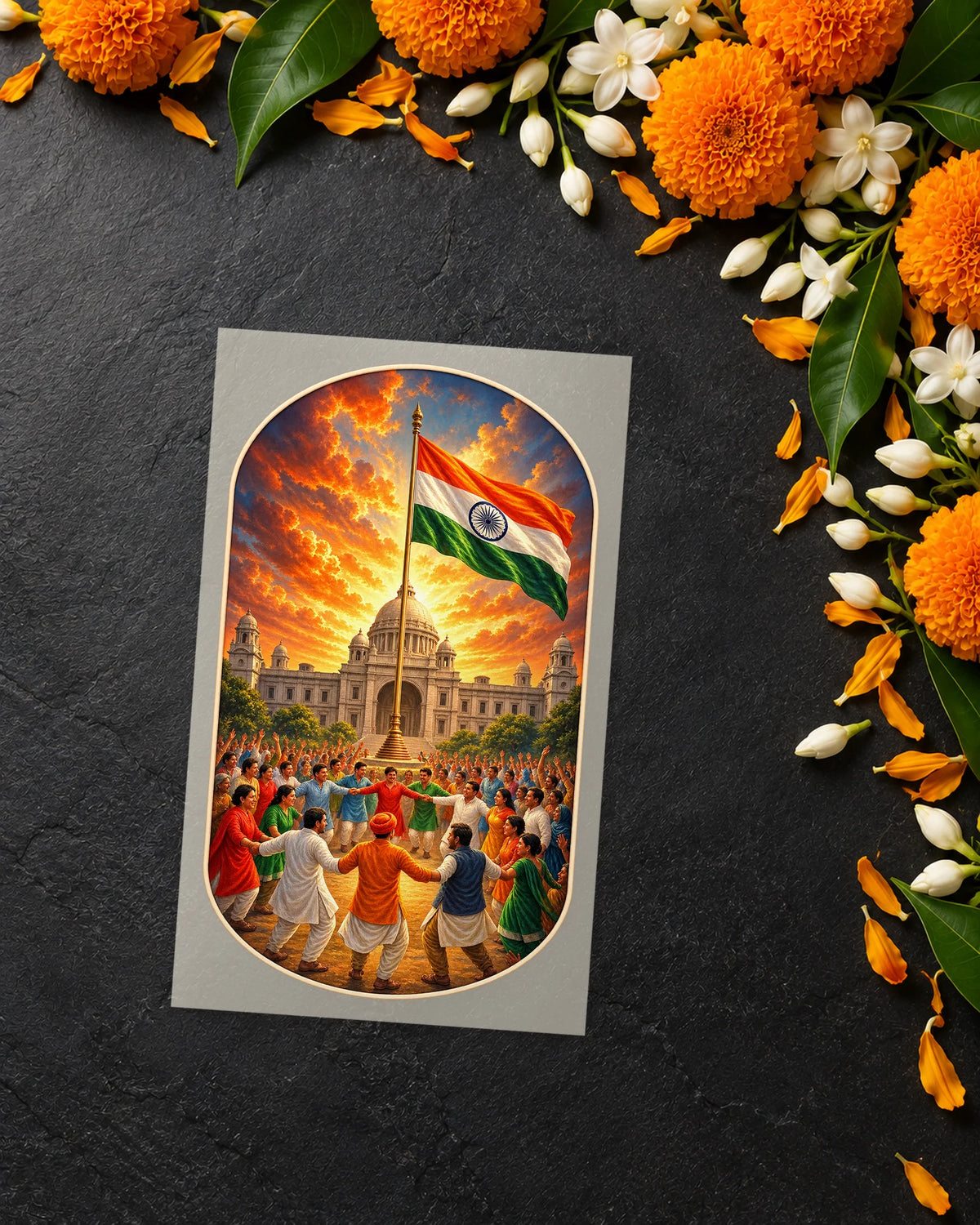 Swatantrata Utsav iron-on patch transfer