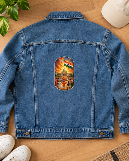 Swatantrata Utsav iron-on patch on clothes