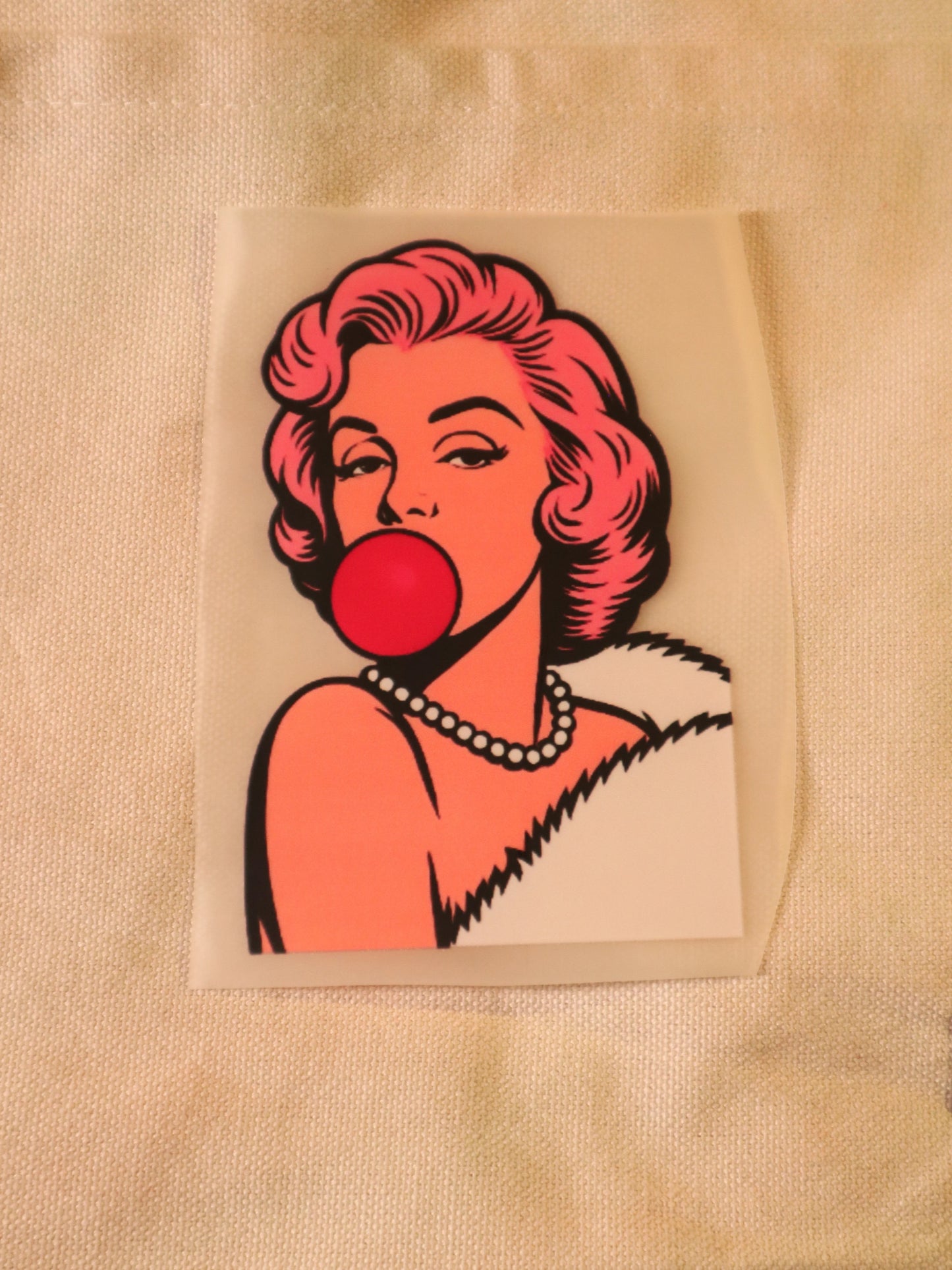 Bubblegum Diva | Iron-on Patch | Girlie Pop