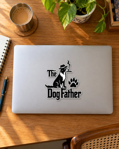 The Dog Father hard surface patch mockup