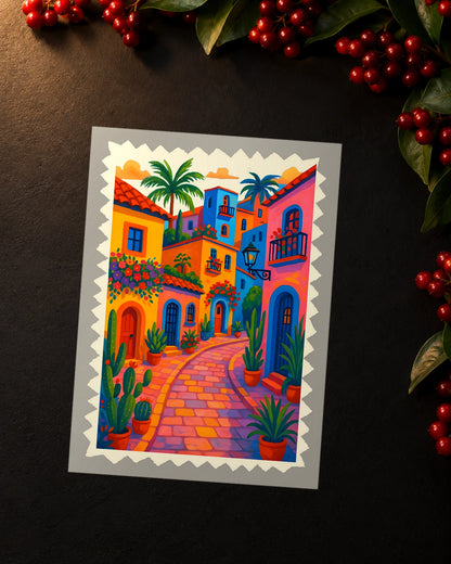 The Global Stamp iron-on patch transfer