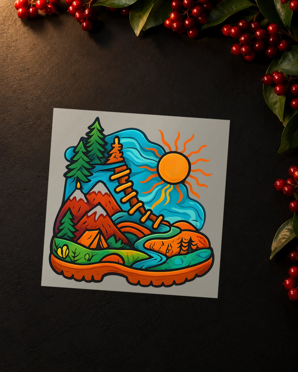 The Journey Sole iron-on patch transfer