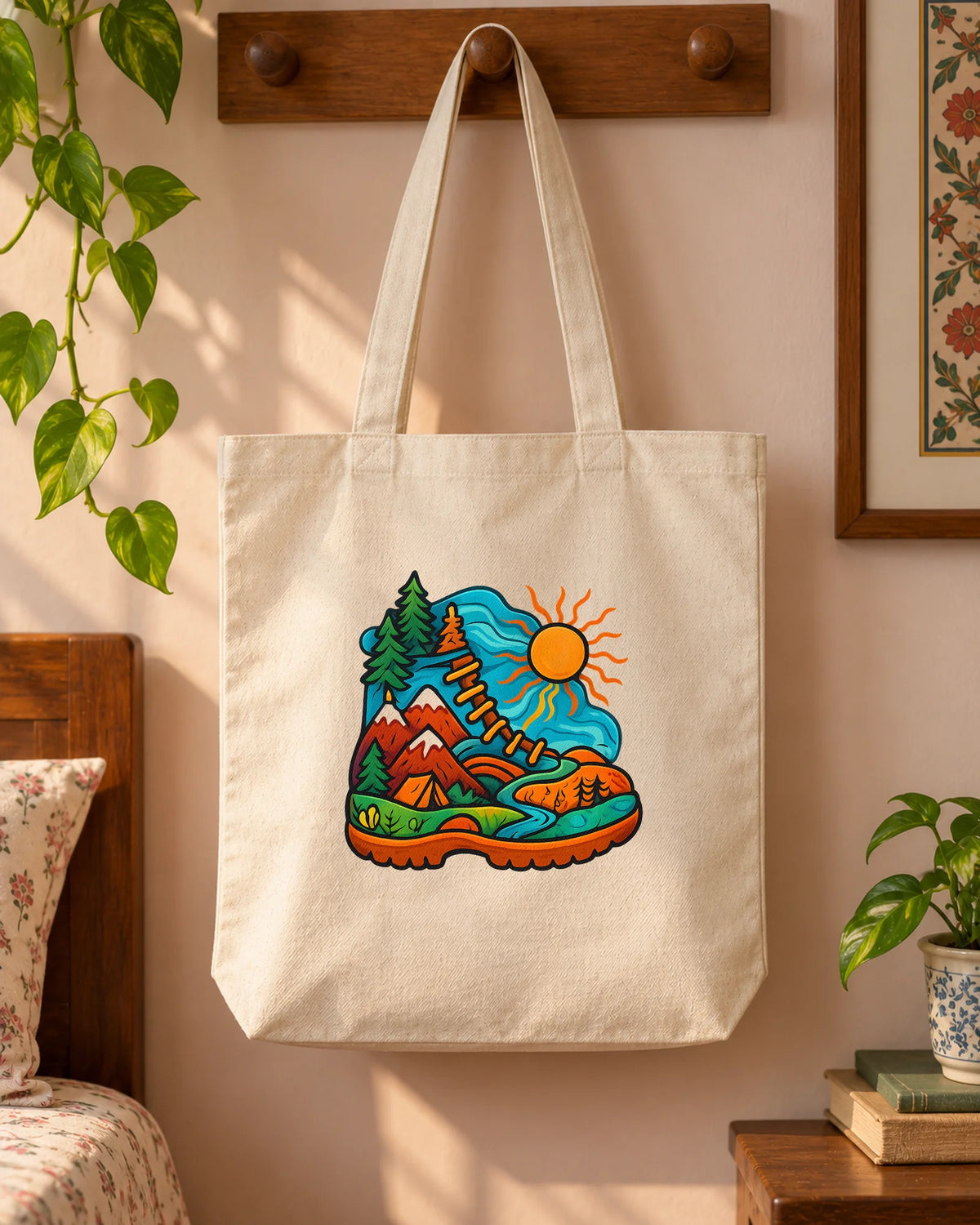 The Journey Sole iron-on patch on clothes