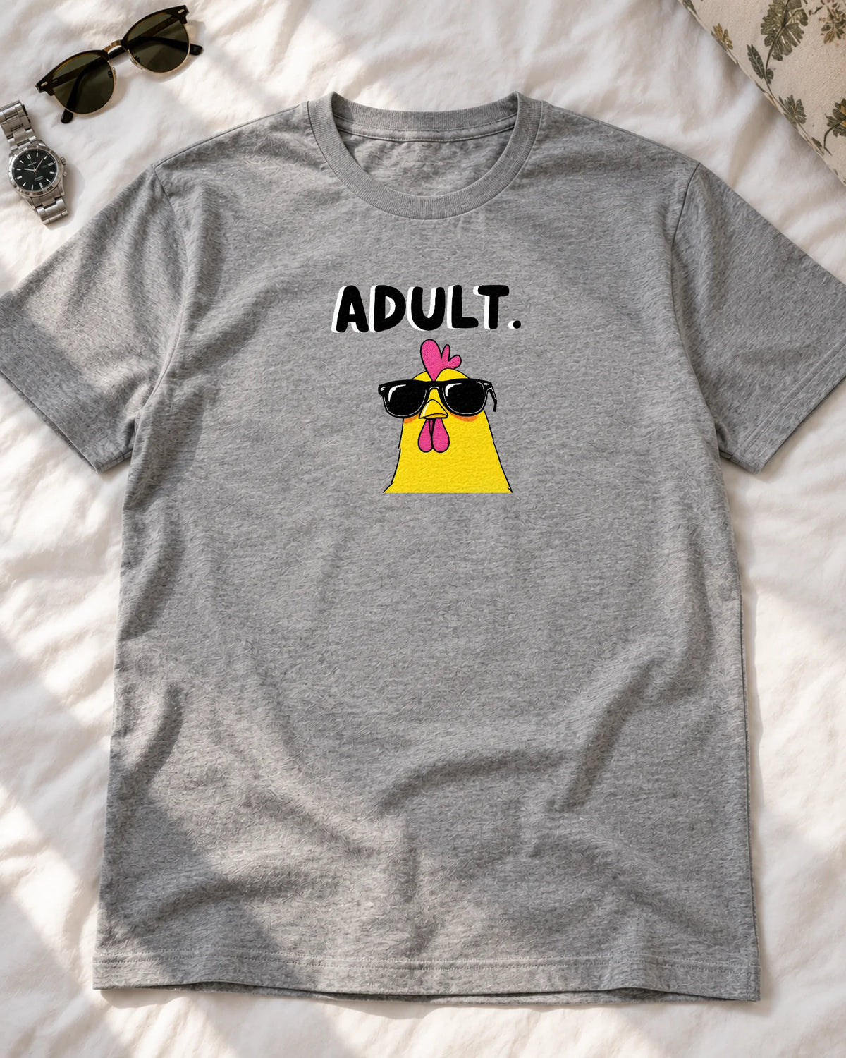 The Maturity Mandate iron-on patch on clothes