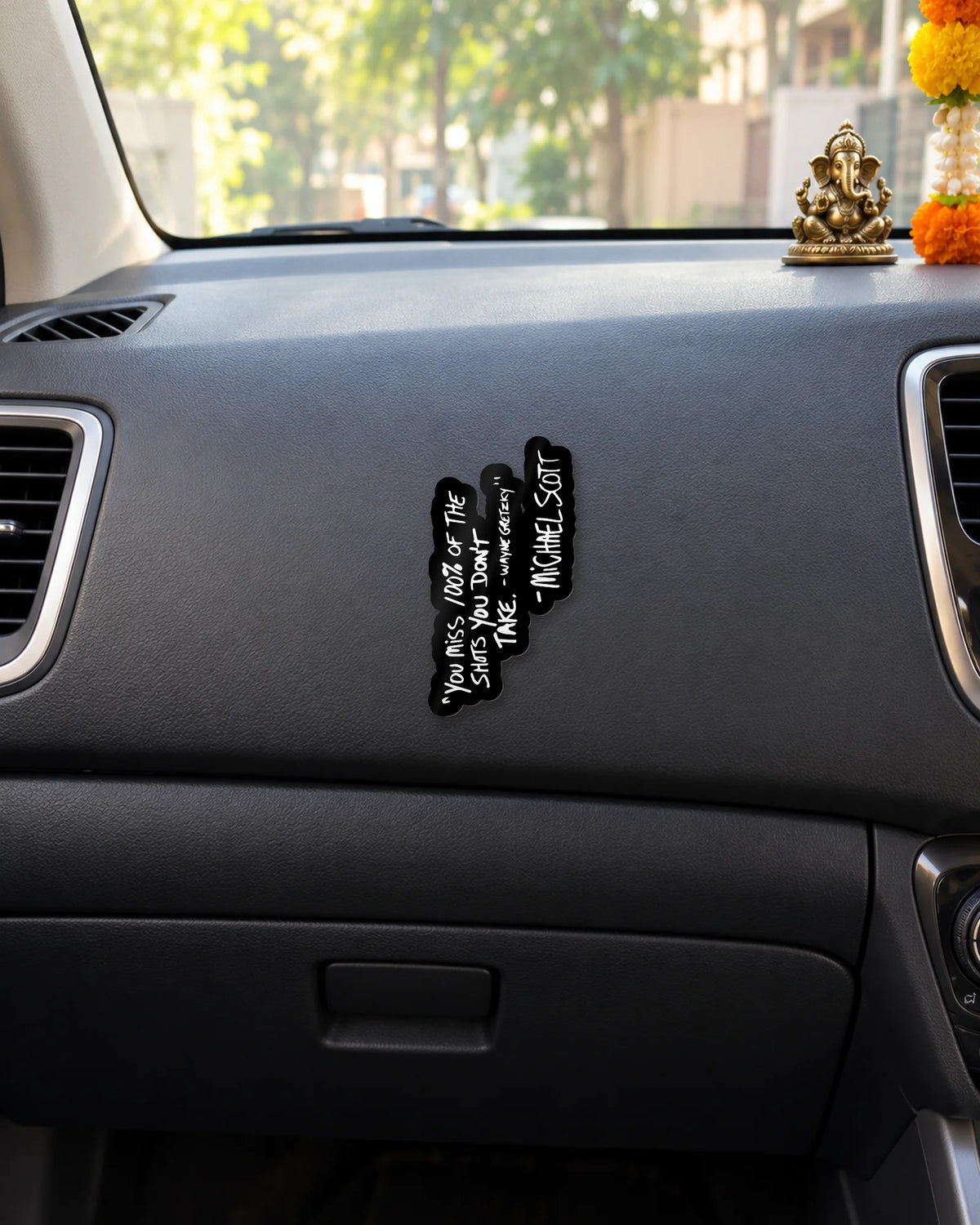 The Shot Quote hard surface patch mockup