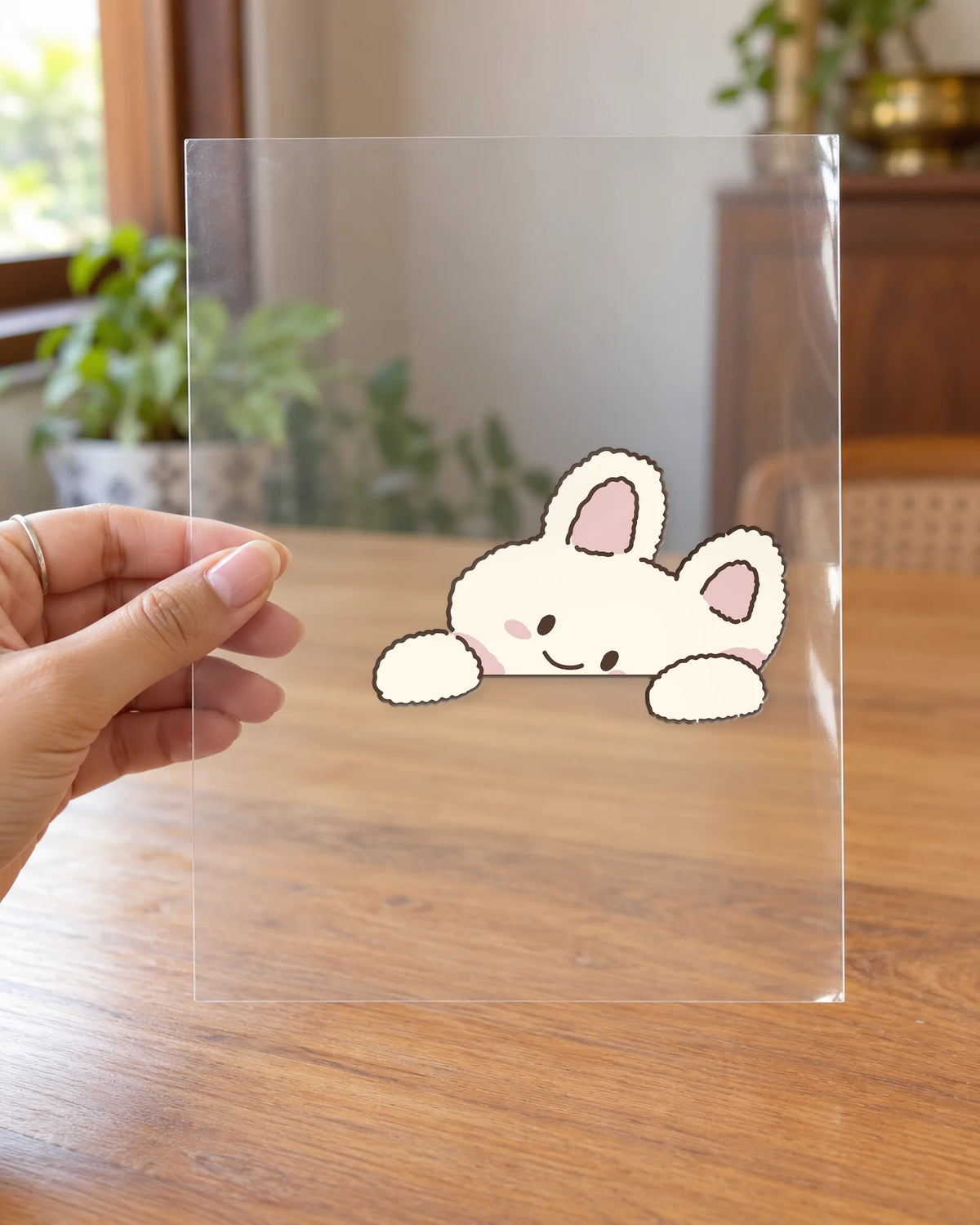 The Voyeur hard surface patch on clear film