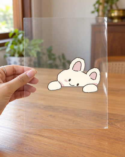 The Voyeur hard surface patch on clear film