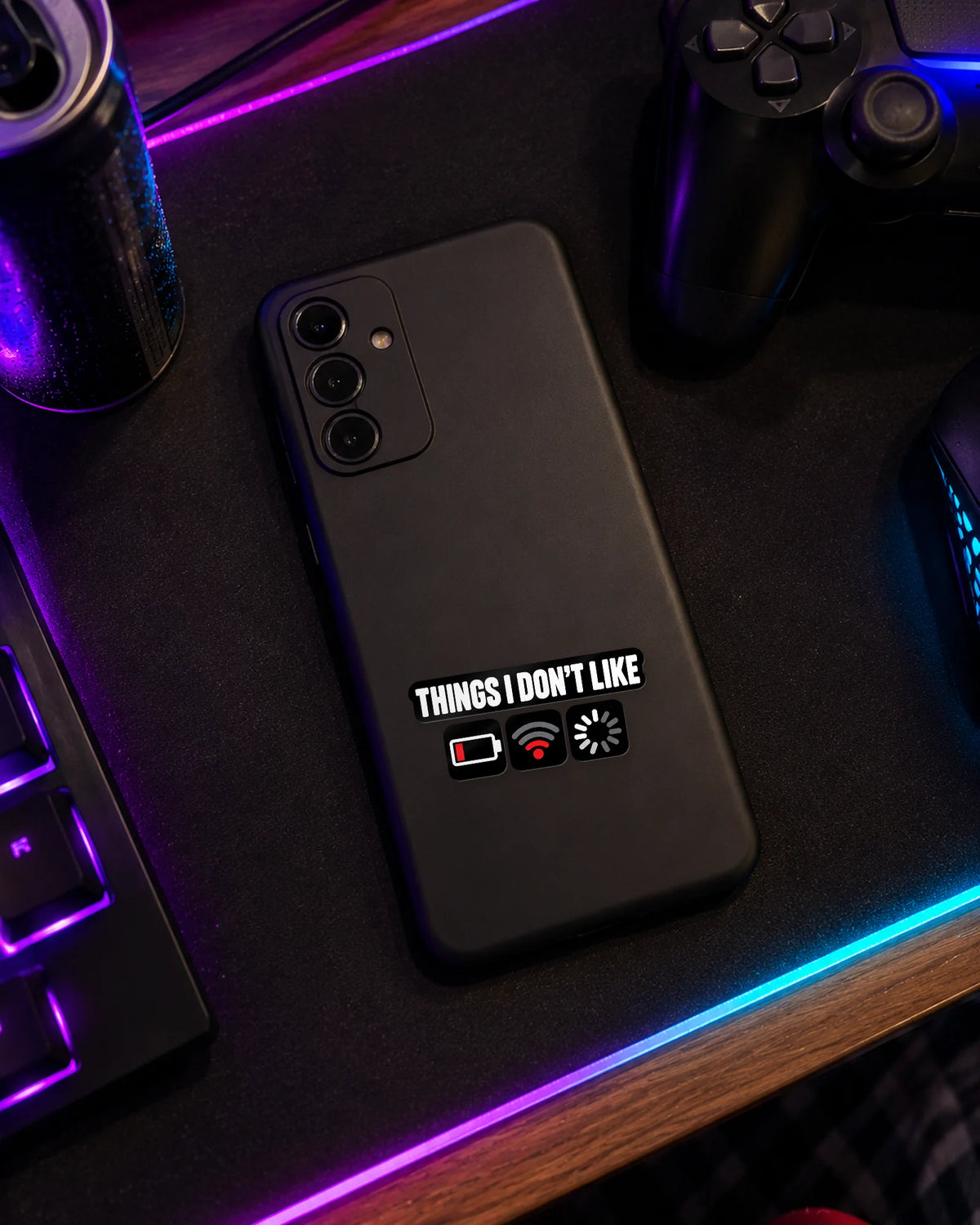 Things I Don't Like gamer patch on a phone case
