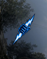 Thunder Fist bike patch on a bike