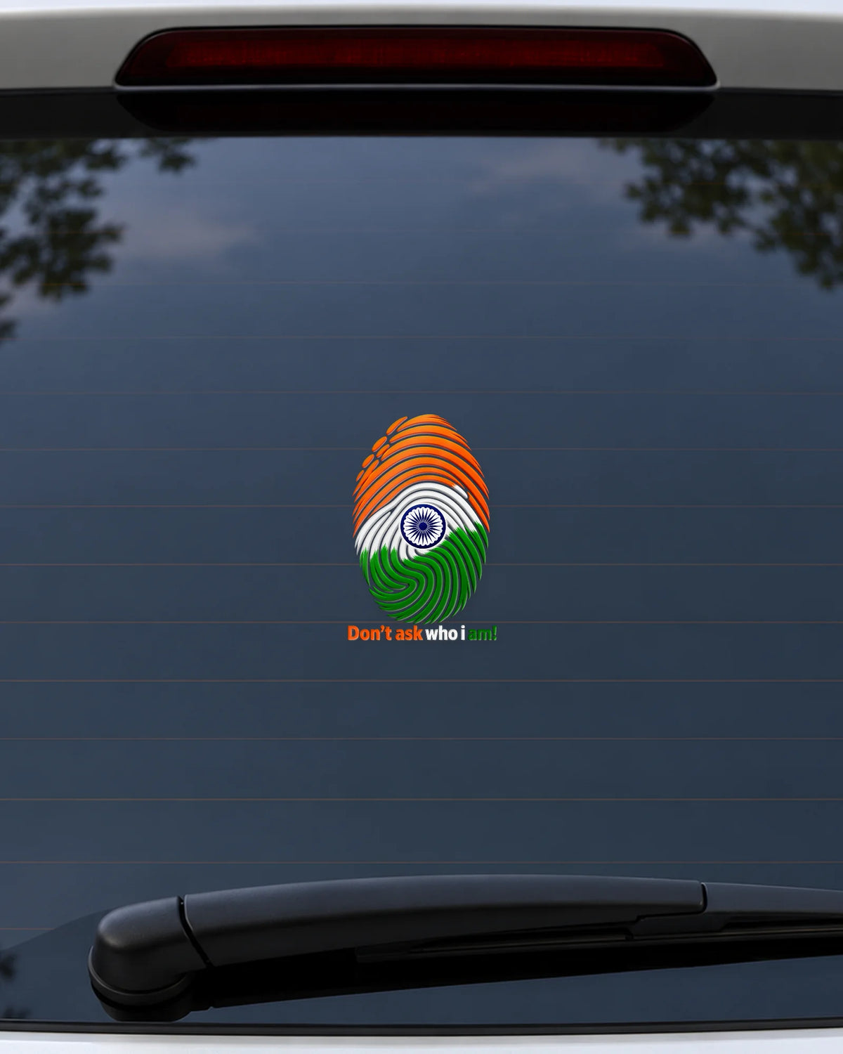 Tiranga DNA hard surface patch mockup
