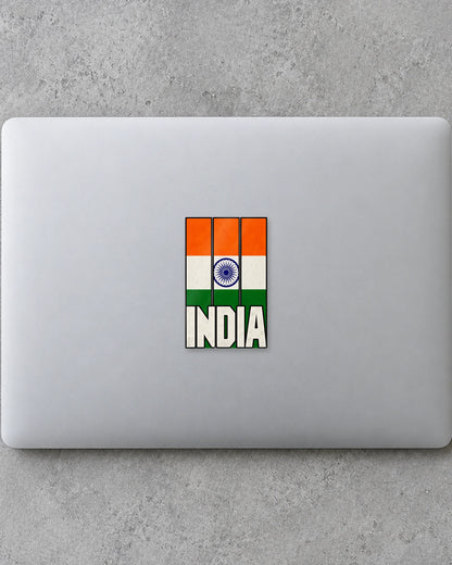 Tiranga India hard surface patch mockup