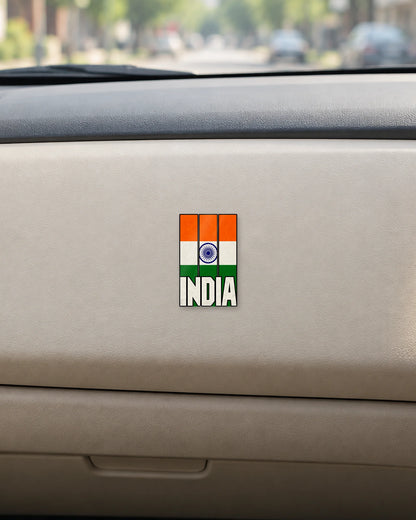 Tiranga India hard surface patch mockup