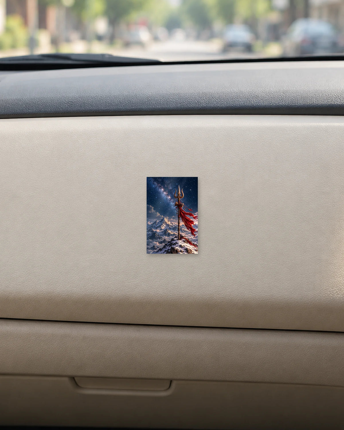 Kailash Trishul hard surface patch mockup