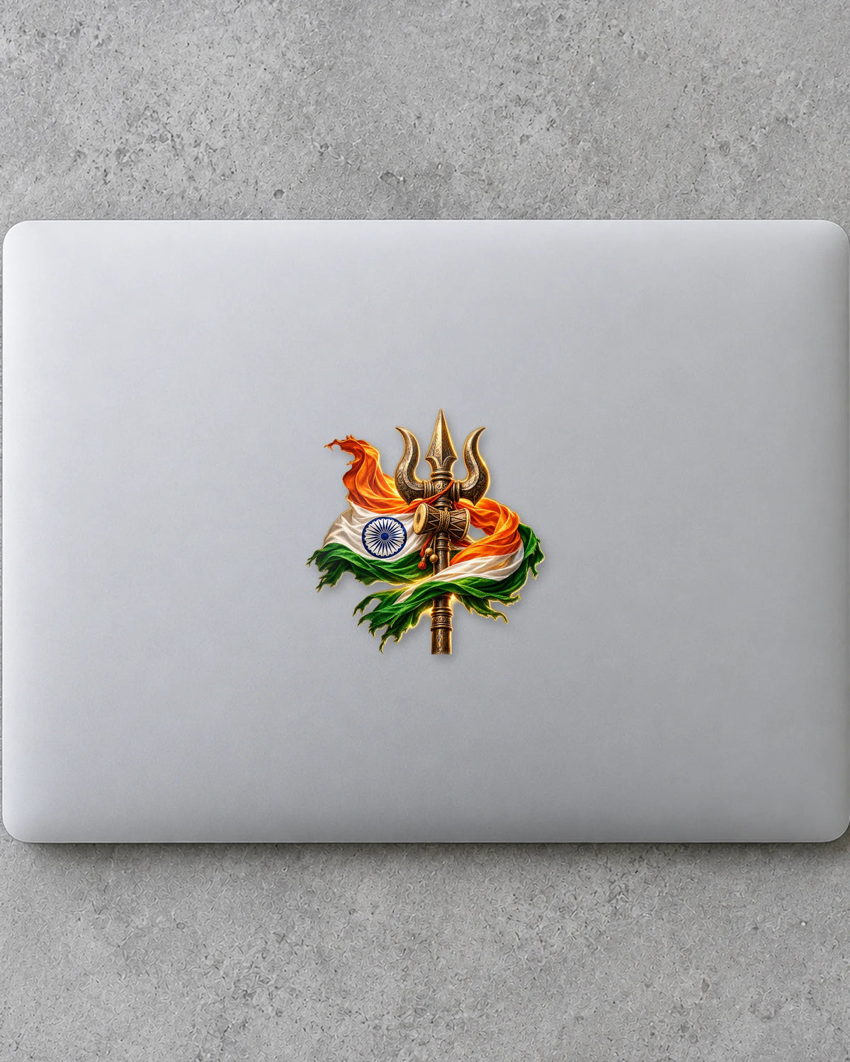 Trishul Tiranga hard surface patch mockup