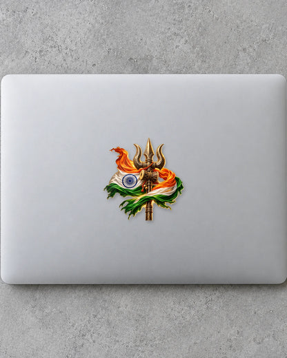 Trishul Tiranga hard surface patch mockup