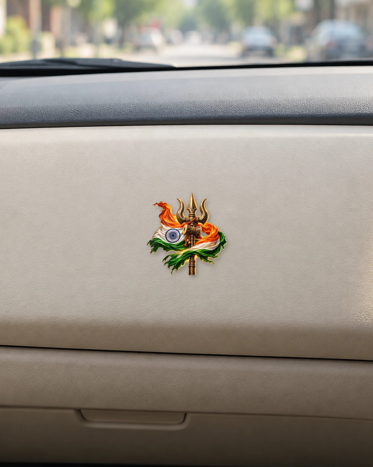 Trishul Tiranga hard surface patch mockup