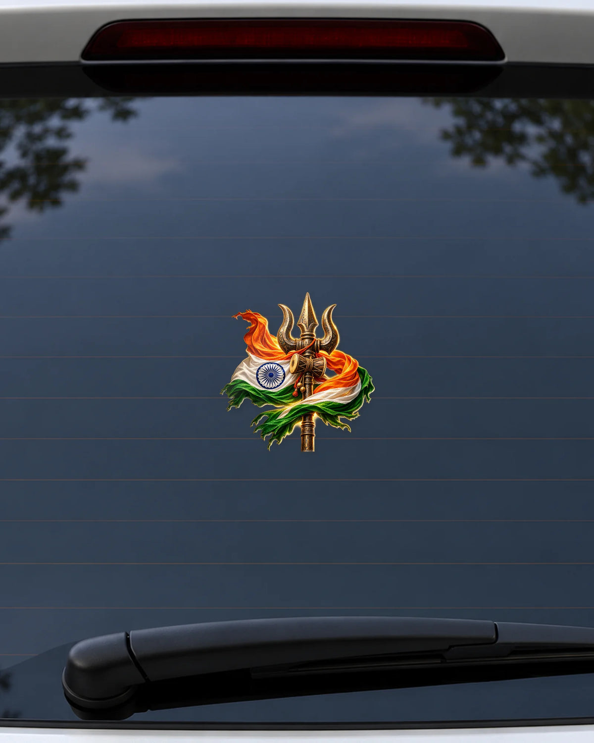 Trishul Tiranga hard surface patch mockup