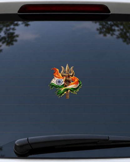 Trishul Tiranga hard surface patch mockup