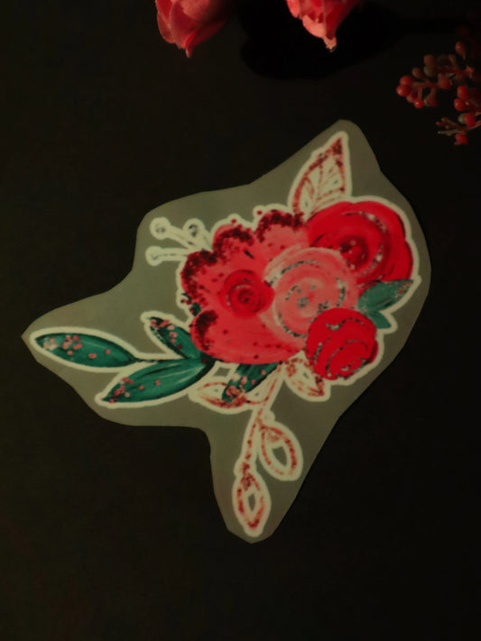 Scarlet Bloom | Iron on patch | Pinterest Flowers
