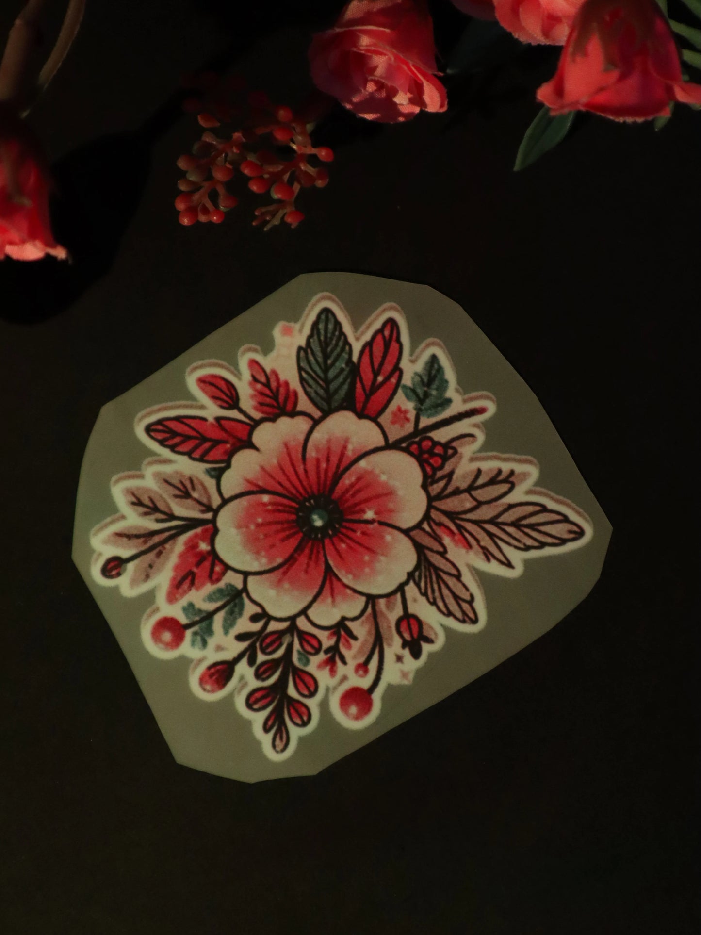 Berry Blossom Charm | Iron on patch | Pinterest Flowers