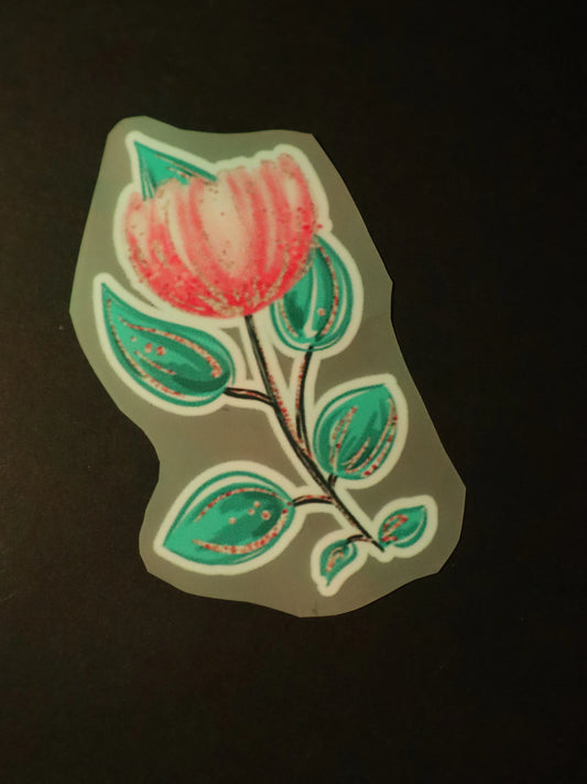 Blushing Tulip | Iron on patch | Pinterest Flowers