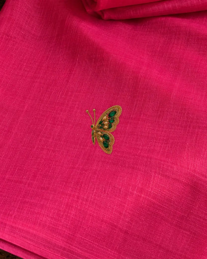 Udti Panna Titli embroidery-look iron-on patch | Thread Theory