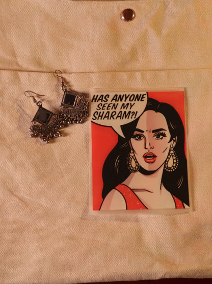 Sharam Kahan Hai?! | Iron-on Patch | Girlie Pop
