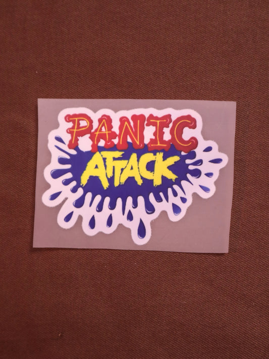 Panic Attack | Iron-on Patch | Moodvertising