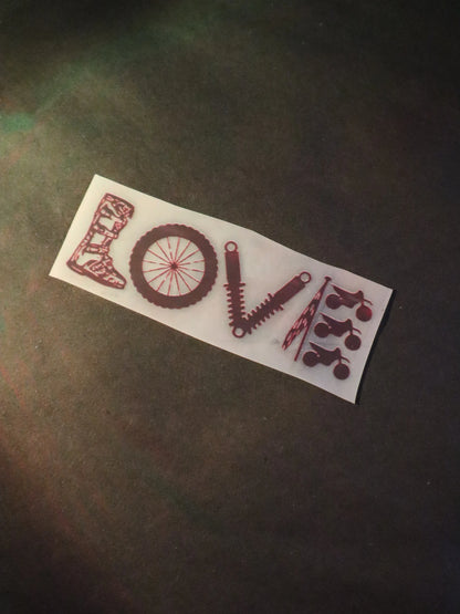 Love for the Ride | Iron-on Patch | Rider's Creed