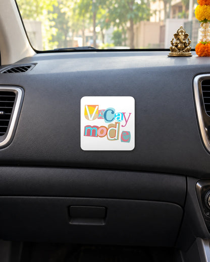 Vacay Mode hard surface patch mockup