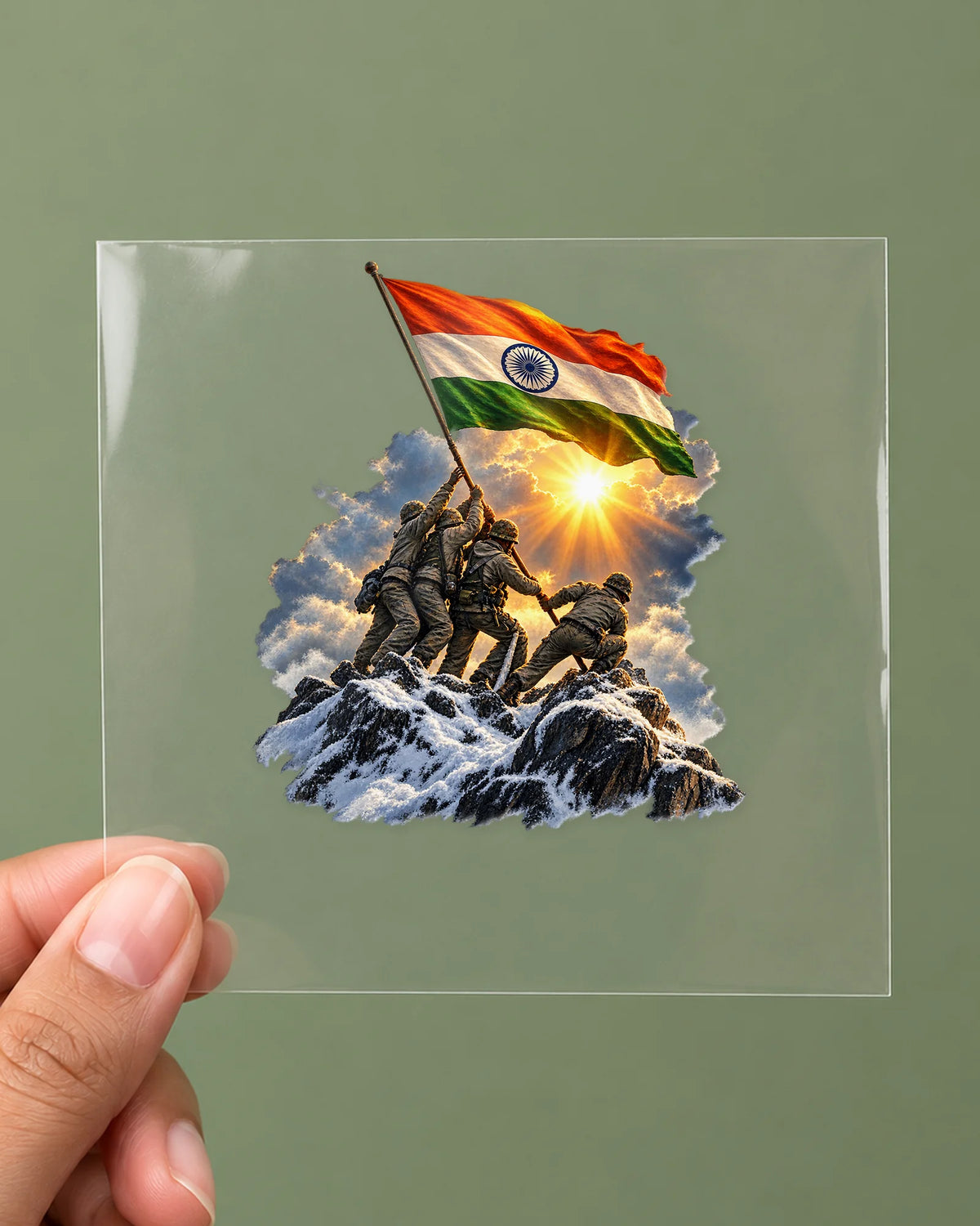 Vijay Shikhar hard surface patch on clear film