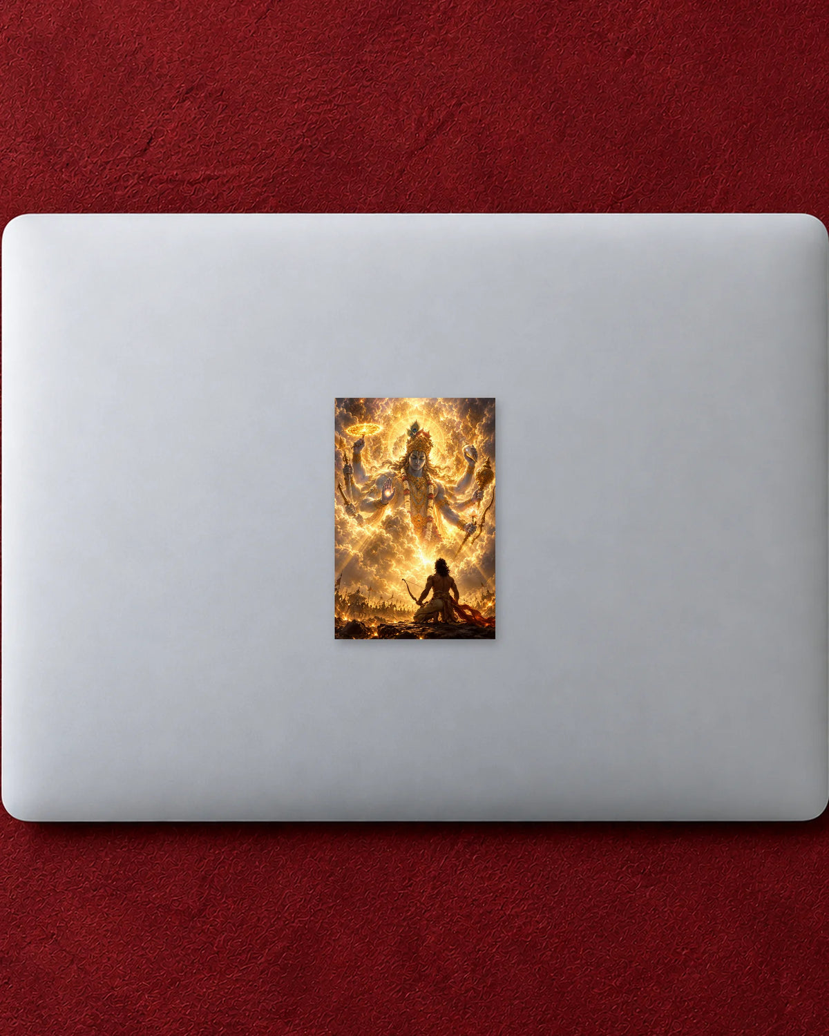 Vishwaroop Darshan hard surface patch mockup