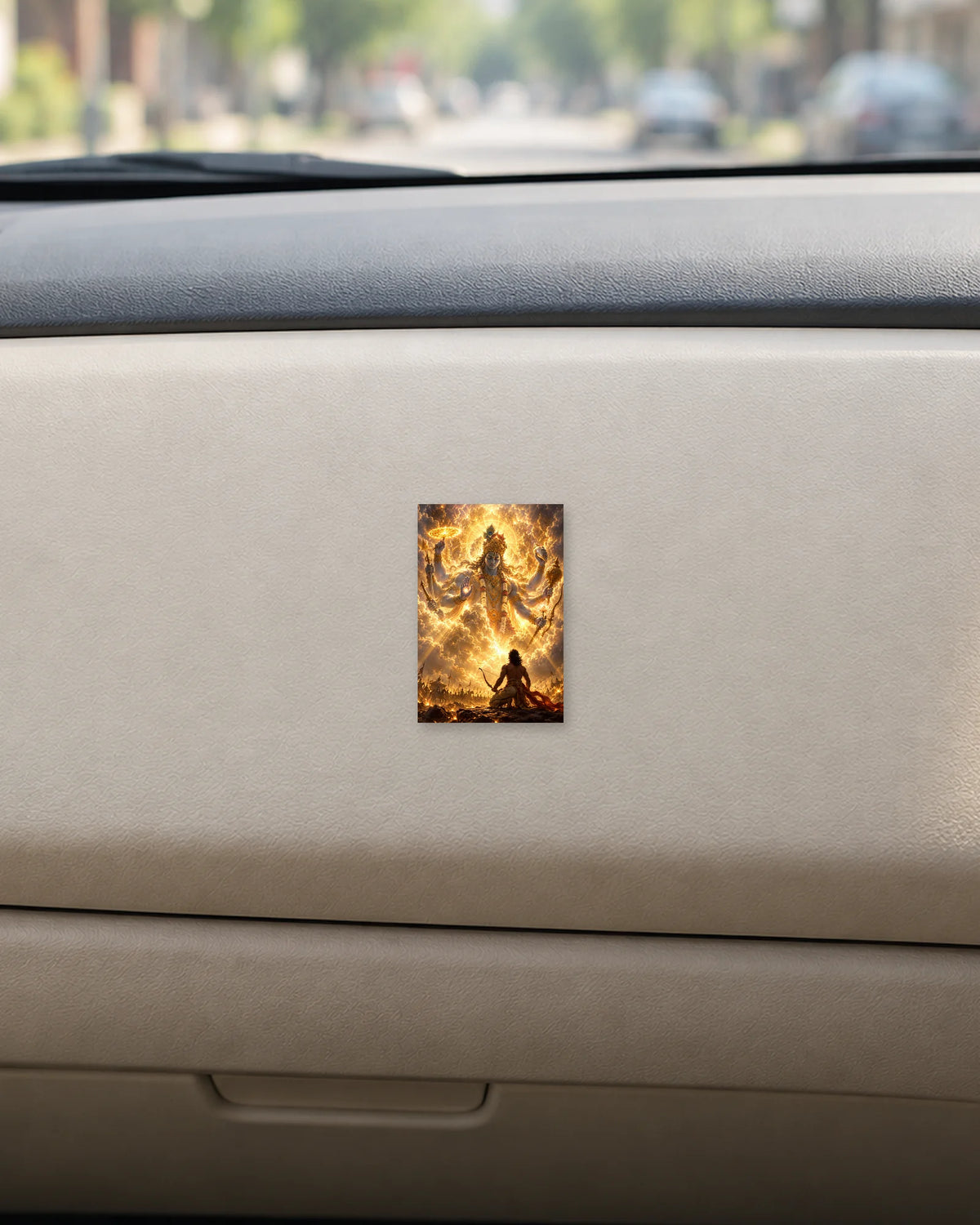 Vishwaroop Darshan hard surface patch mockup