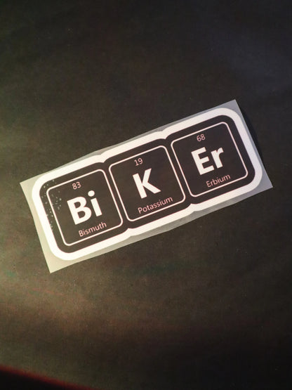 Periodic Biker | Iron-on Patch | Rider's Creed