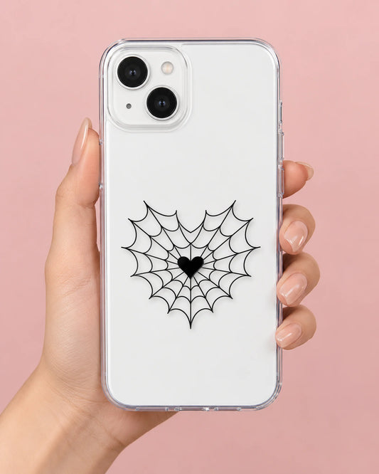Web Of Love phone makeover pack on a phone case