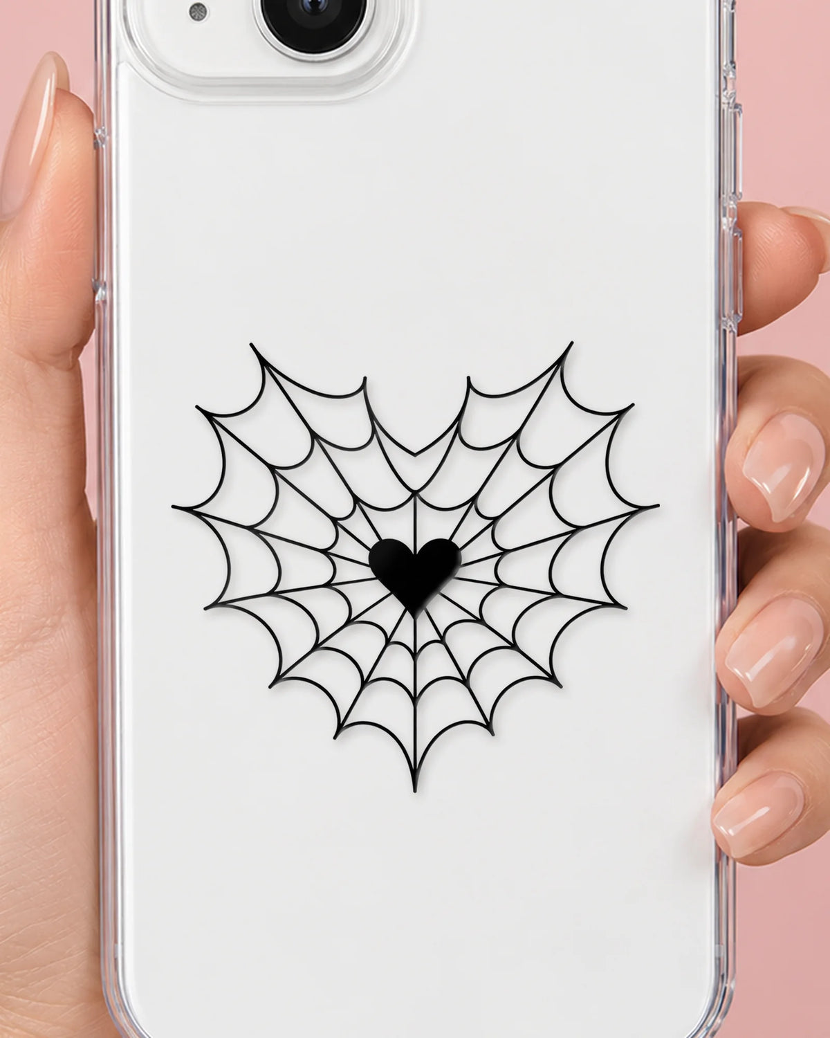Web Of Love phone case close-up