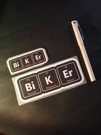 Periodic Biker | Iron-on Patch | Rider's Creed